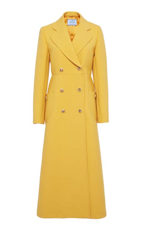 prada yellow coat price|Prada jacket.